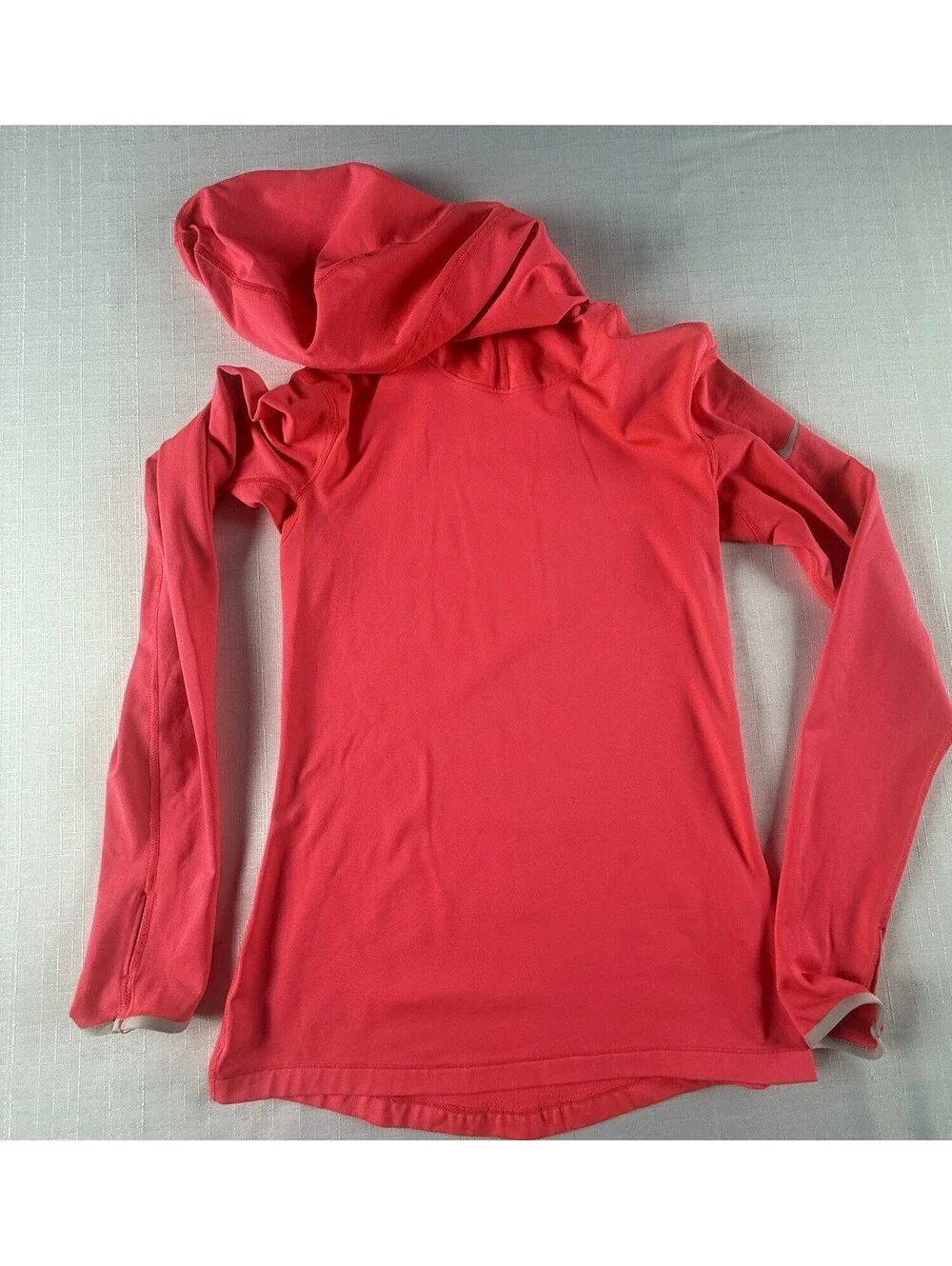 Nike Pro Dri-FIT Hoodie Women’s Small Pink Pullover Running Training Activewear